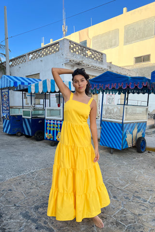 Yellow Toscana dress